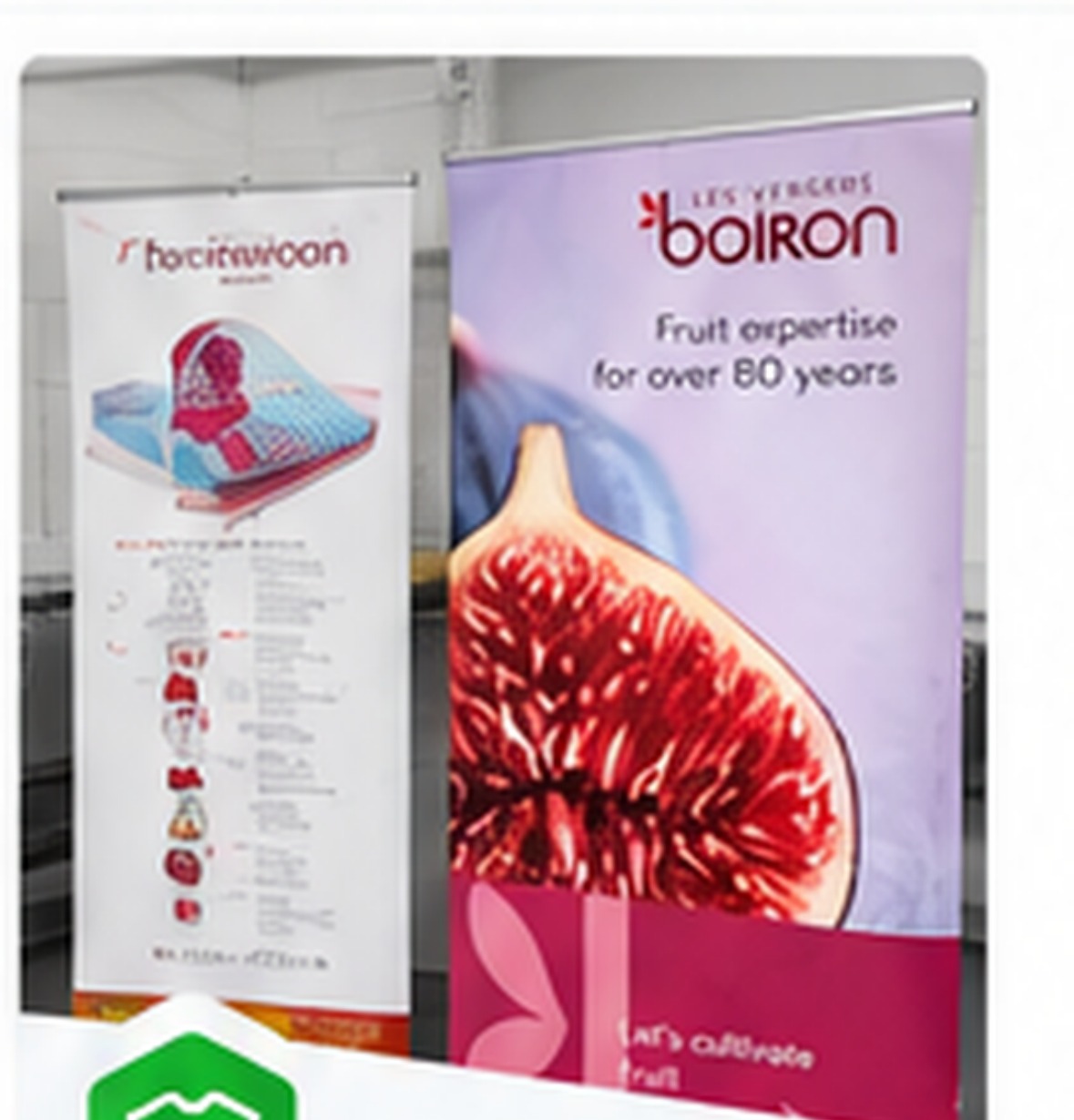 Dye sublimation printed display graphics