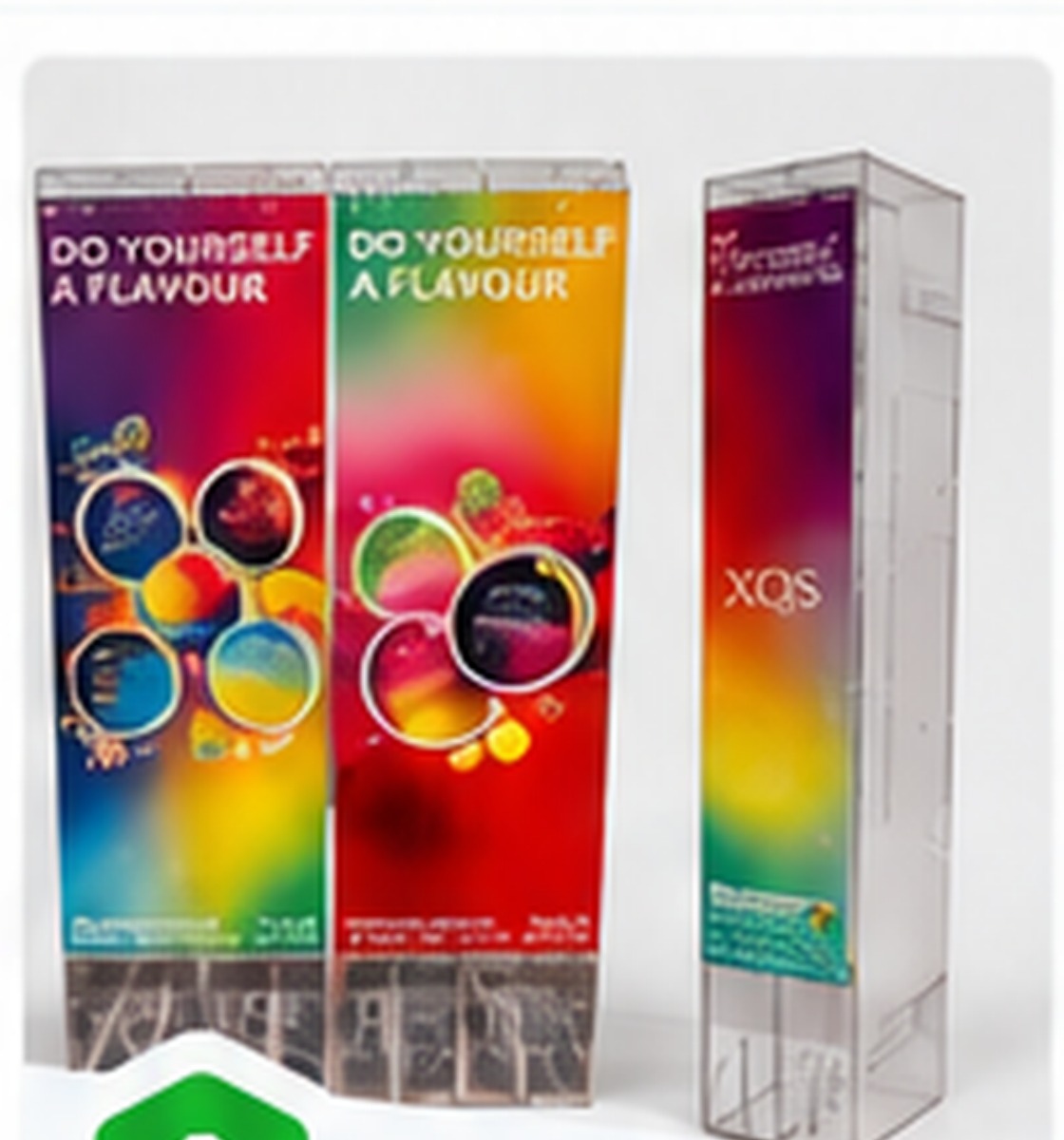 Flatbed UV printed point of sale displays