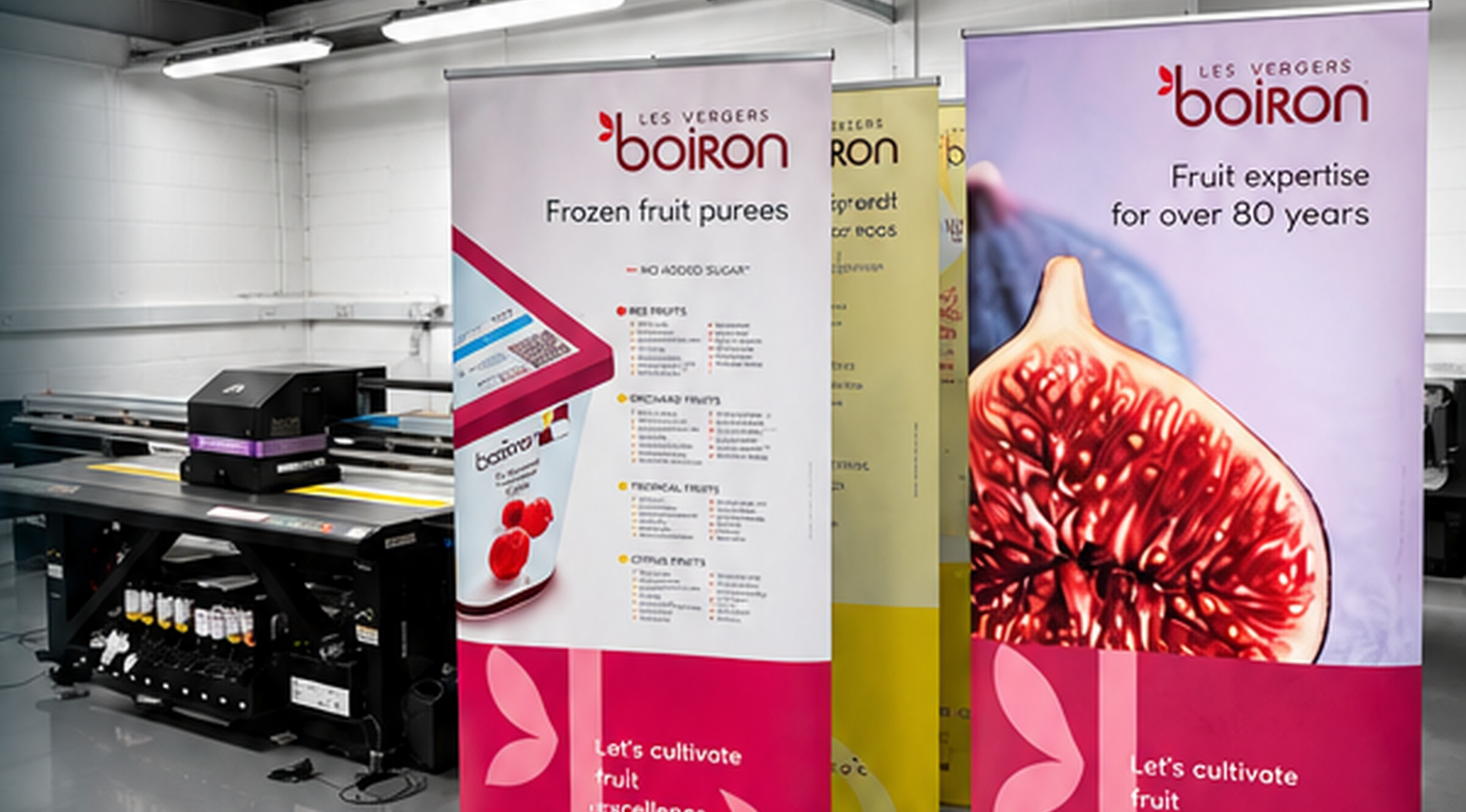 Kent Precision commercial printing equipment and printed display graphics